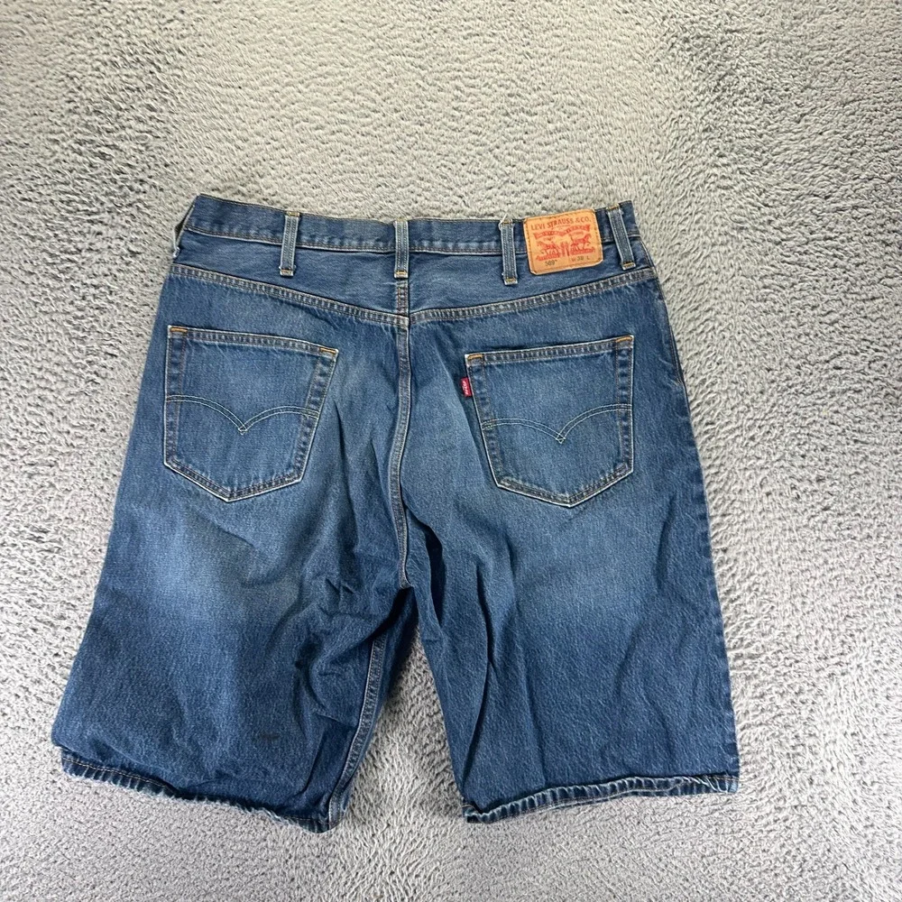 Levi's 569 Shorts Mens 38 Blue Cotton Denim Bermuda‎ Skate Faded Workwear Summer